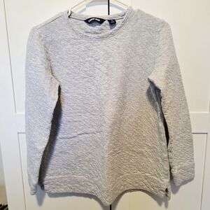 Land's End Light Gray Sweatshirt Small
